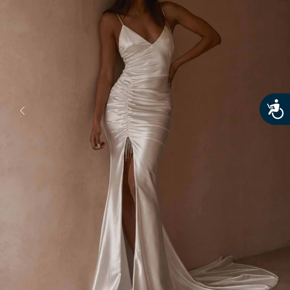 Grace Loves Lace Ivory Satin Wedding Dress